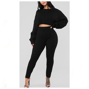 2 Piece Sweater Legging Set